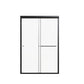 Semi Frameless Double Sliding Shower Door with Tempered Glass