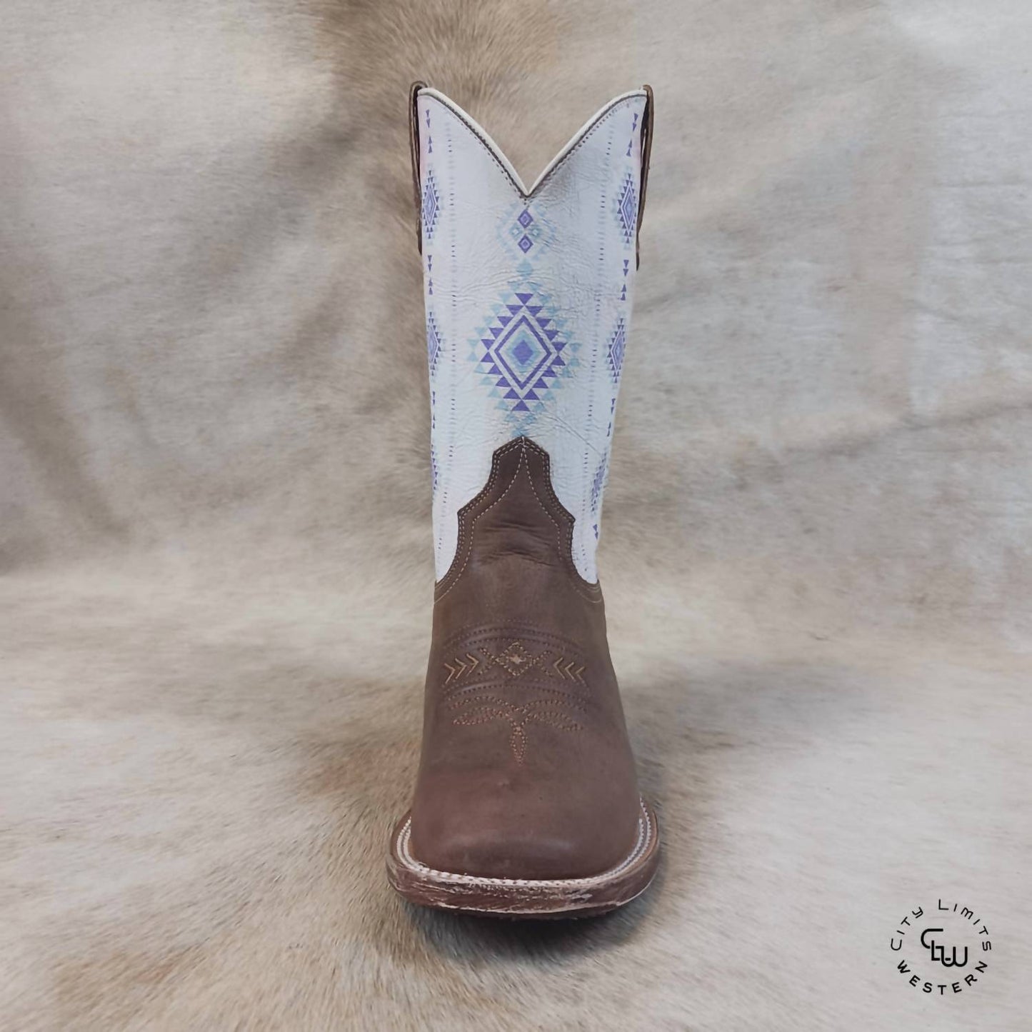 Roper - Women's Arizona Aztec Square Toe Boots