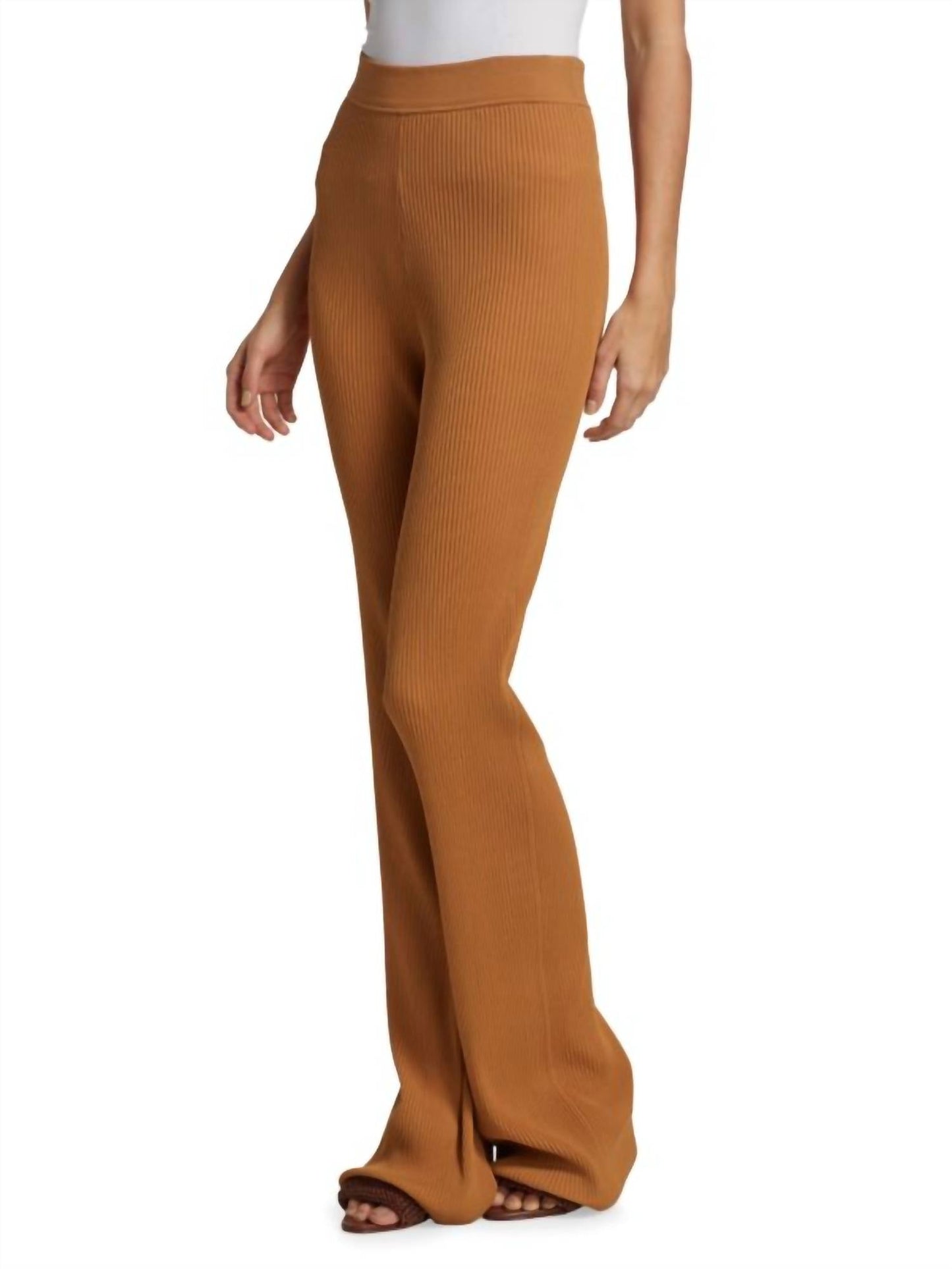 A.L.C. - Logan Rib-knit Flared Pants