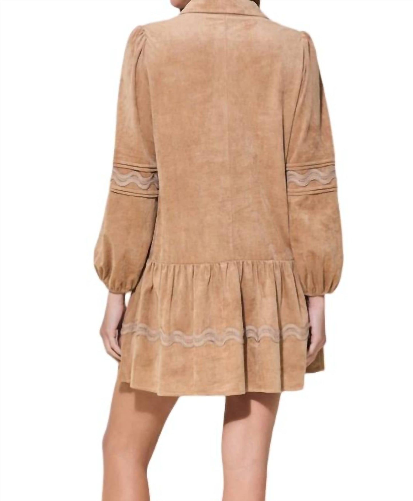 Able - Wavy Detail Babydoll Dress