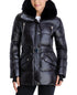 michael-kors-womens-belted-faux-fur-trim-hooded-down-puffer-coat-black-size-large