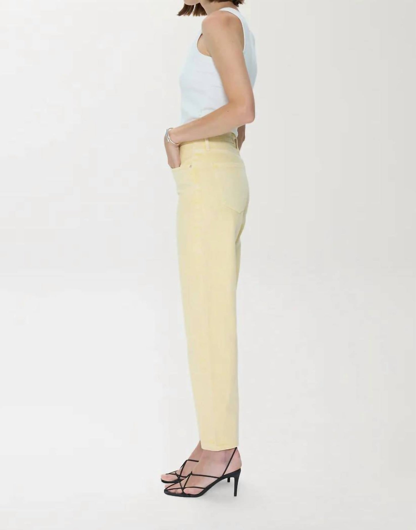 Pistola - Lexi Mid Rise Bowed Straight Jean