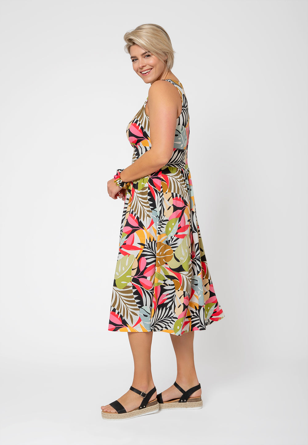 Leota Women's Rosemary Dress Black Size 1X