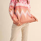 &Merci - Geometric Knit Half Zip Pullover