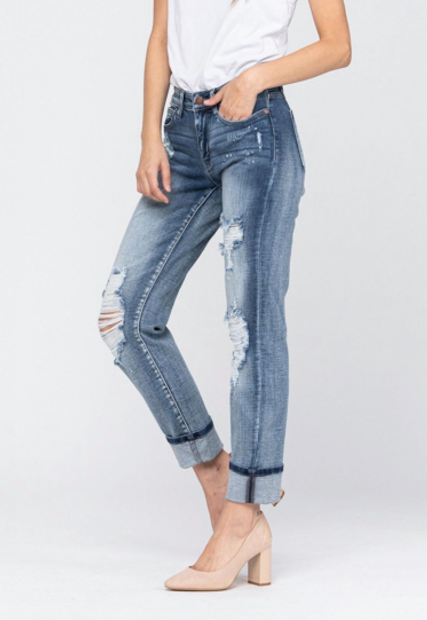 judy-blue-destroy-bleach-splatter-boyfriend-jeans