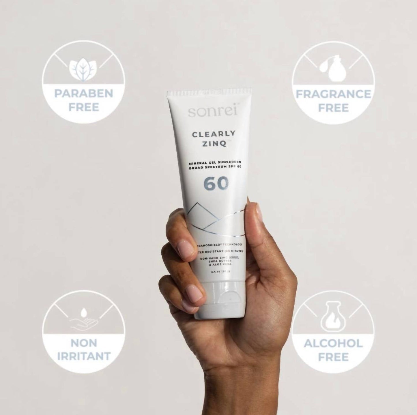 सोनरेई - क्लैरली ज़िंक मिनरल जेल सनस्क्रीन
