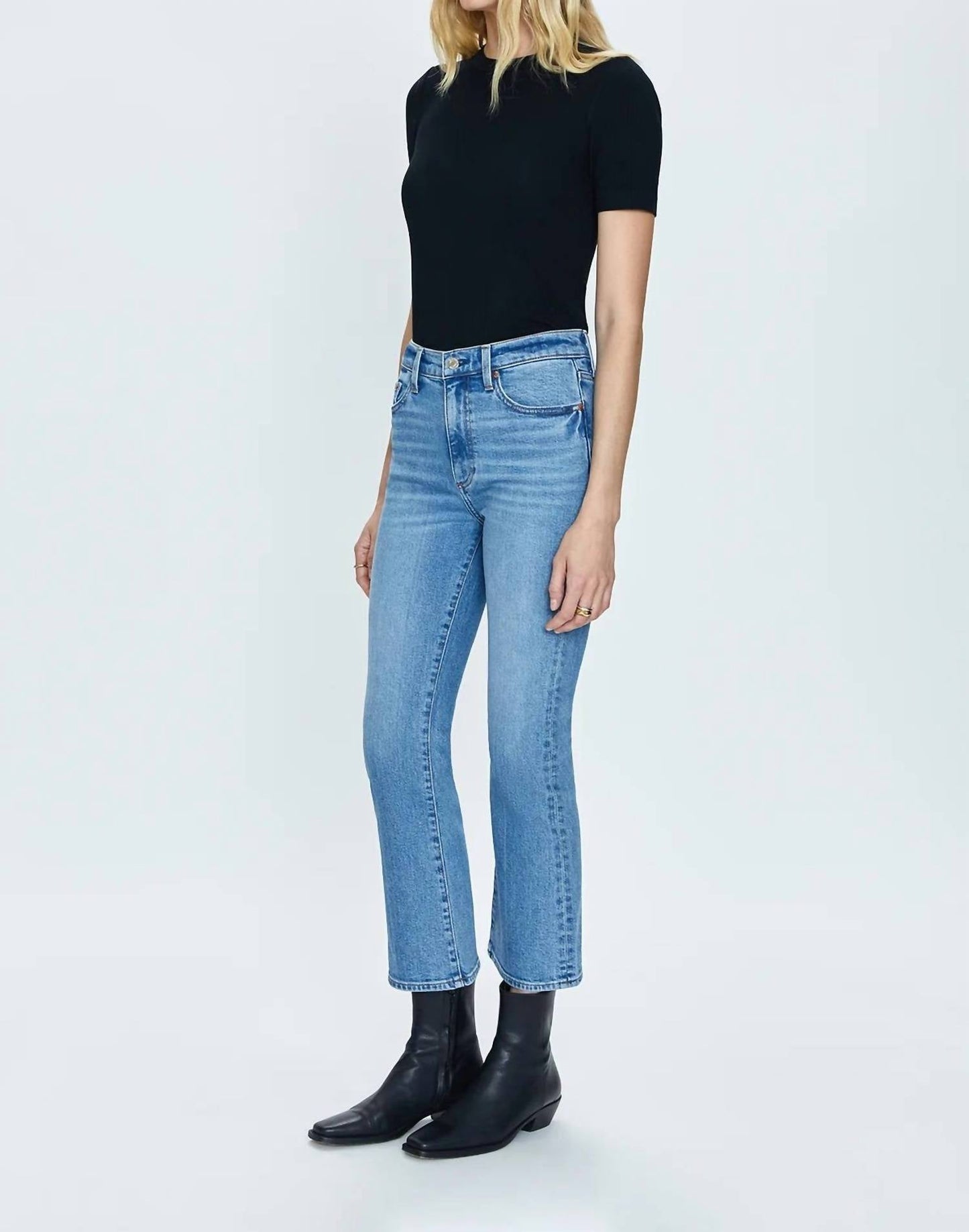 Pistola - Lennon High Rise Crop Bootcut Jean