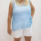 Charlie B - Women's Crochet Sleeveless Top