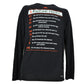 NCAA Adidas Miami Hurricanes Canes Basketball Black Long Sleeve Tshirt Tee Mens