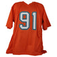 NFL Miami Dolphins Orang Emmanuel Ogbah #91 Jersey Replica Signed JSA Card