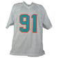 NFL Miami Dolphins Emmanuel Ogbah #91 Jersey Replica Signed Autograph JSA