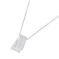 14KT White Gold Diamond Box Pendant Necklace (1 cttw, H-I Color, SI2-I1 Clarity)