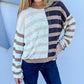 Promesa - Raise The Bar Striped Rib Knit Sweater