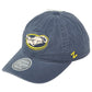 NCAA Zephyr La Salle Explorers Washed Curved Bill Blue Men Adjustable Hat Cap