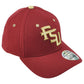 NCAA Zephyr Florida Seminoles FSU Burgundy Curved Bill Fitted Youth Kids Hat Cap