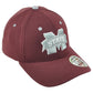 NCAA Zephyr Mississippi State Bulldogs Flex Fit Stretch Burgundy Hat Cap
