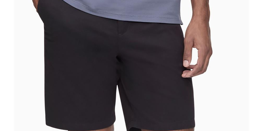Calvin Klein Men's Infinite Flex Chino Short Black Size 36
