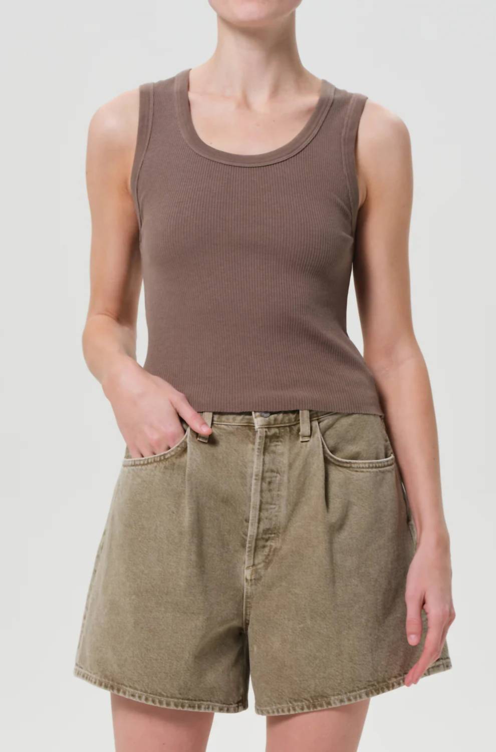 Agolde - Shrunken Poppy Tank
