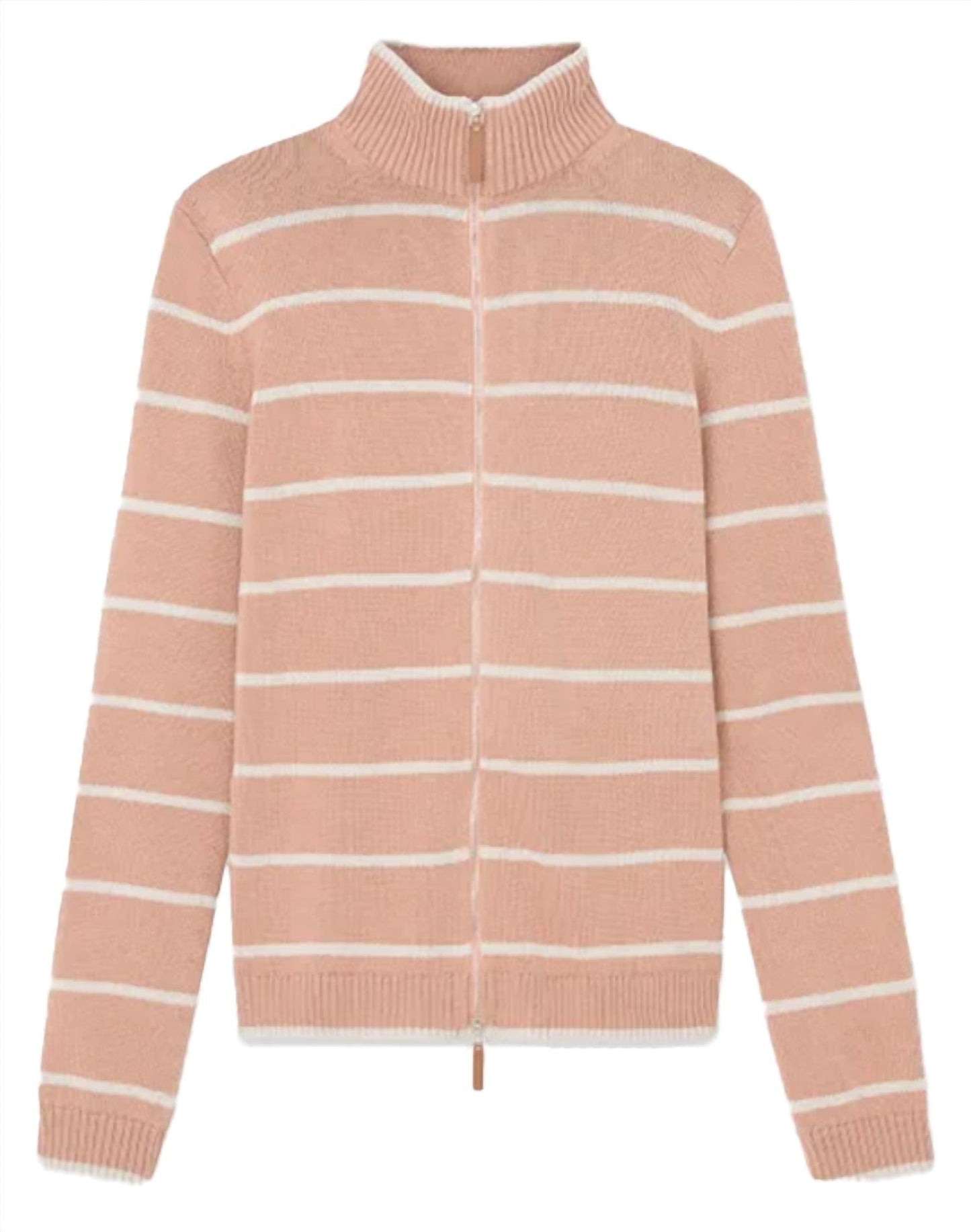 Lafayette 148 - Stripe Fitted Bomber Jacket