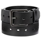 Perry Ellis Men's Perforated Leather Belt Black Size 36