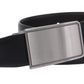 Perry Ellis Men's Rachel Plaque Belt Black