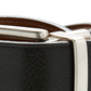 Perry Ellis Men's Casual Reversible Belt Black Size Small