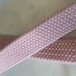Perry Ellis Portfolio Men's Webbed Leather Trim Belt Pink Size Regular