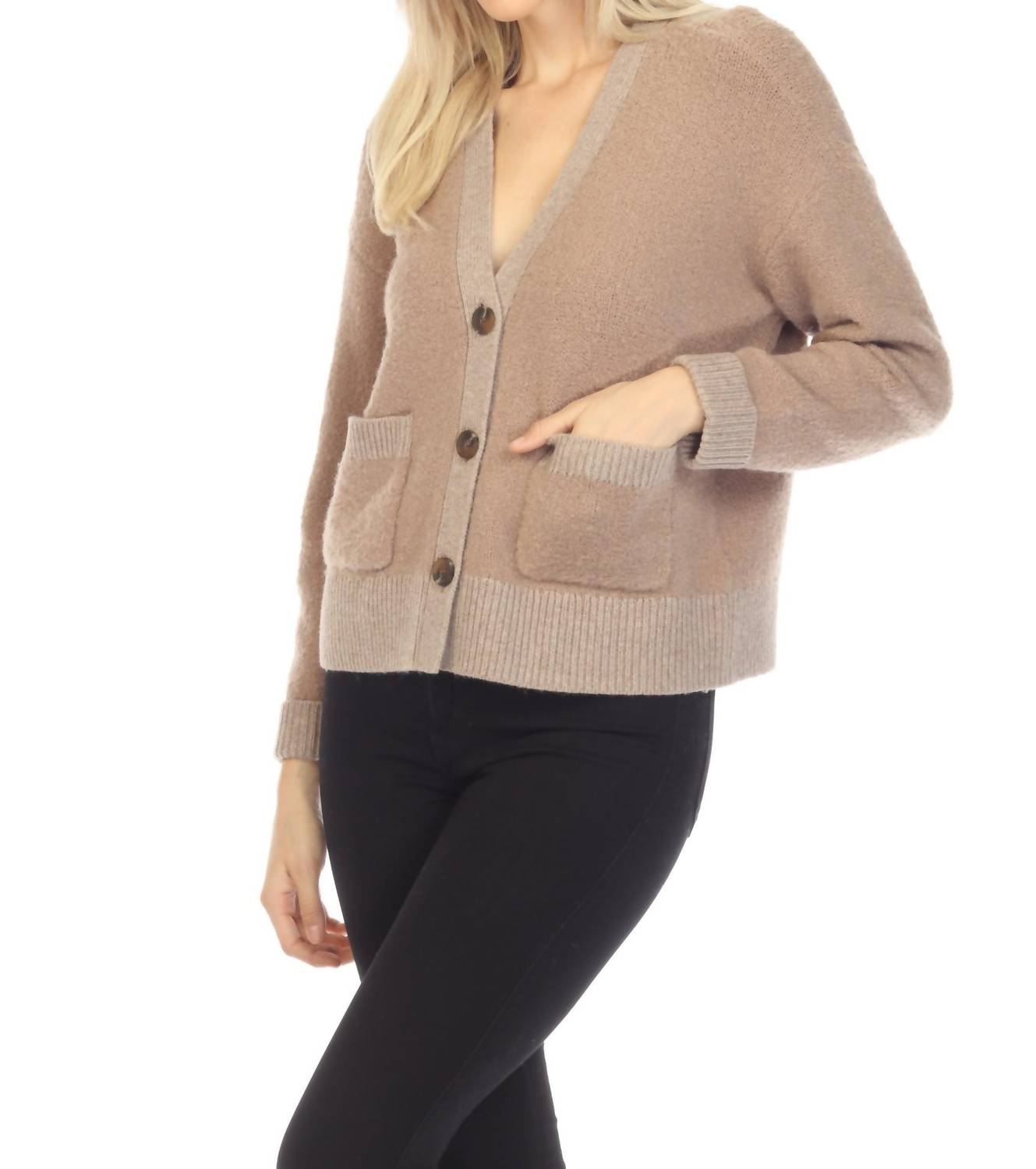 Johnny Was - Calme Teddy Bear Long Sleeve Knit Cardigan