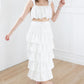 Entro - Crop Top & Skirt Set