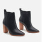 Kaanas - Women's Perm Leather Cowboy Ankle Boot