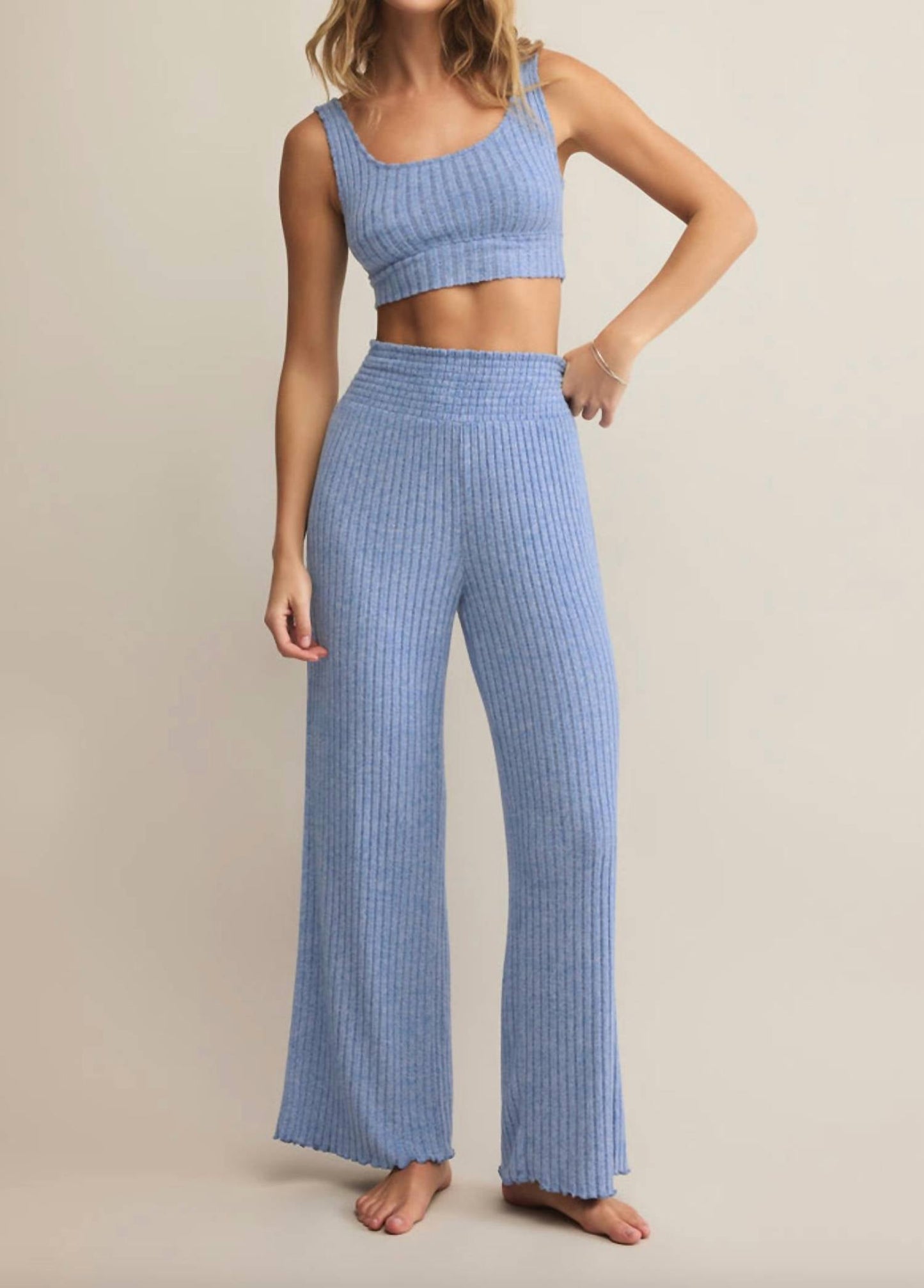 Z Supply - Dawn Smocked Rib Pant