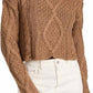 Free People - Cutting Edge Cable Cropped Sweater
