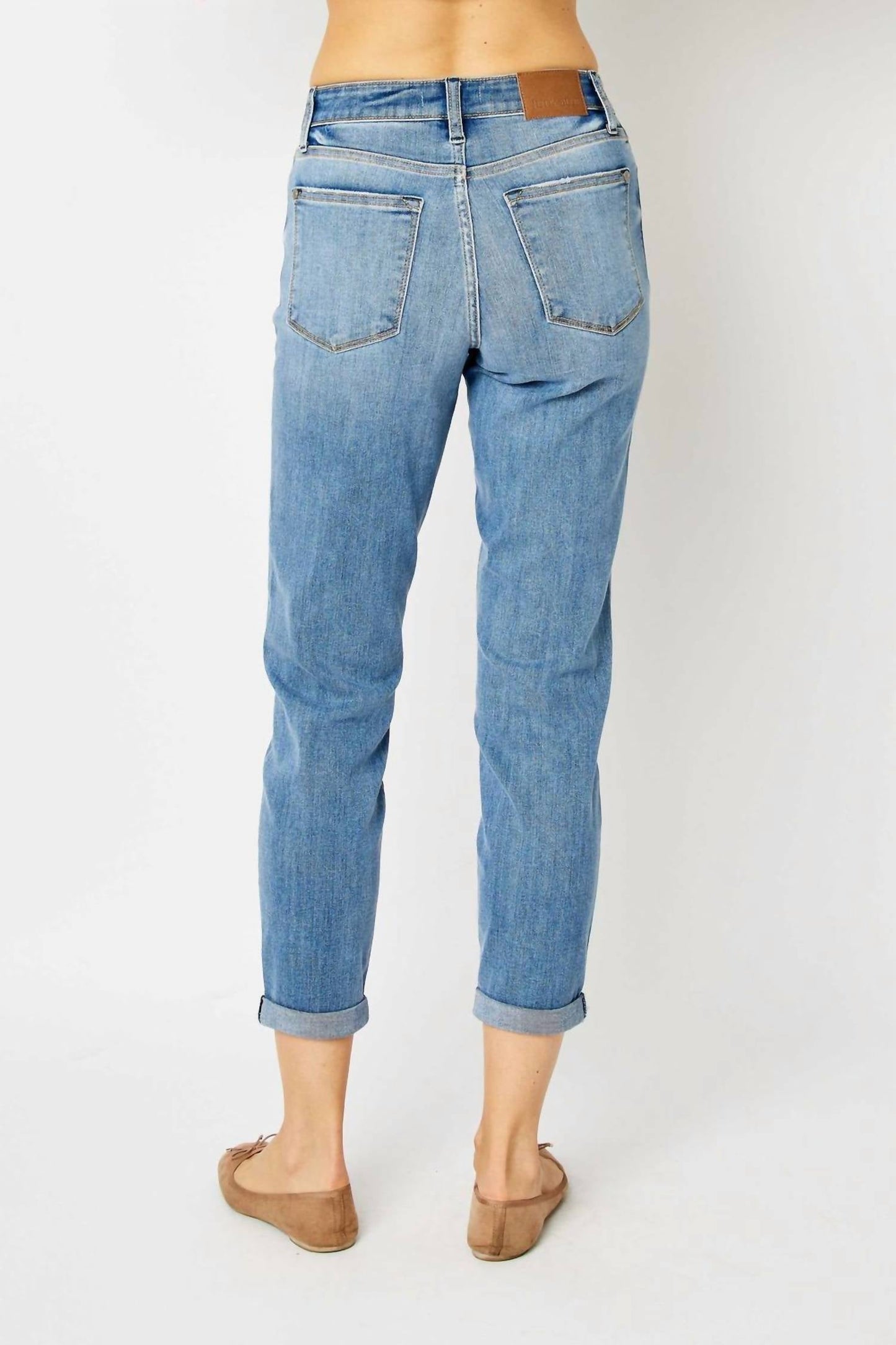 Judy Blue - Keep It Cuff Midrise Jeans