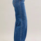 Judy Blue - Darcy Mid Rise Wide Leg Trouser Jeans