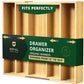 Utensil Drawer Organizer, Natural (5 Slots)