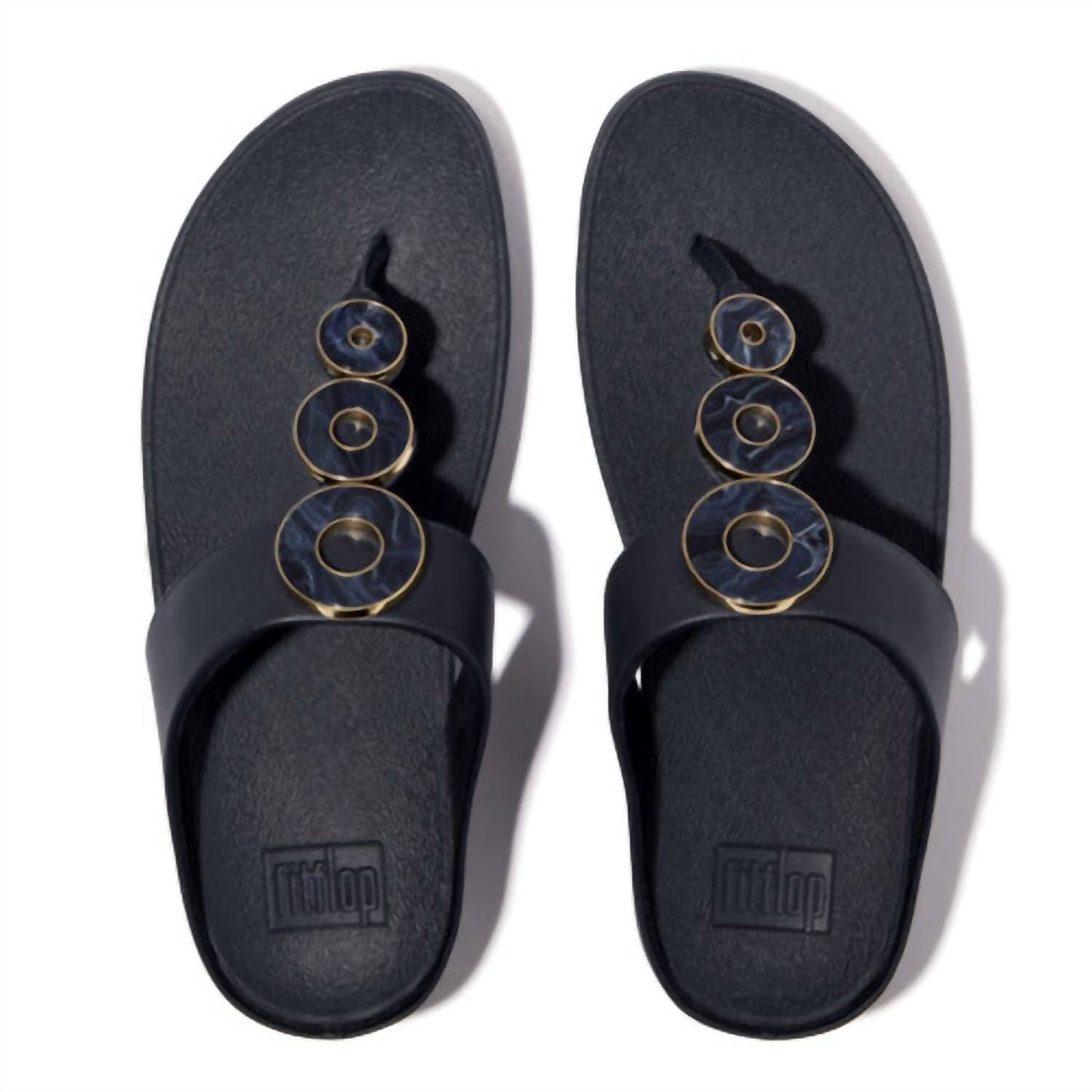 Fitflop - महिलाओं के फिनो रेज़िन टो पोस्ट सैंडल