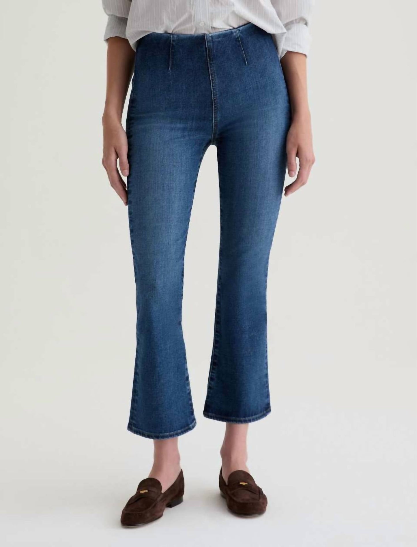 Ag Jeans - Farrah Pull On Boot Crop Jeans