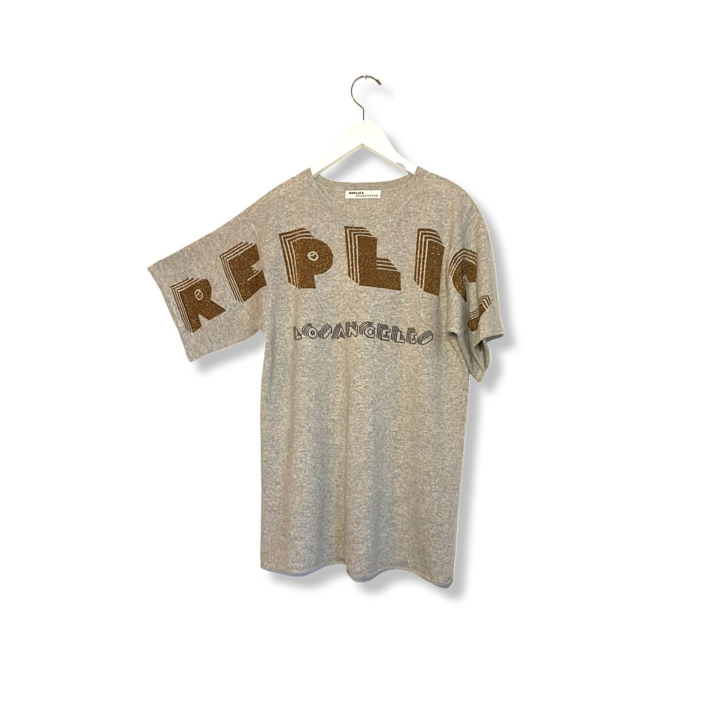 Replica Los Angeles - Replica Logo Oversized Boyfriend Tee Sweater