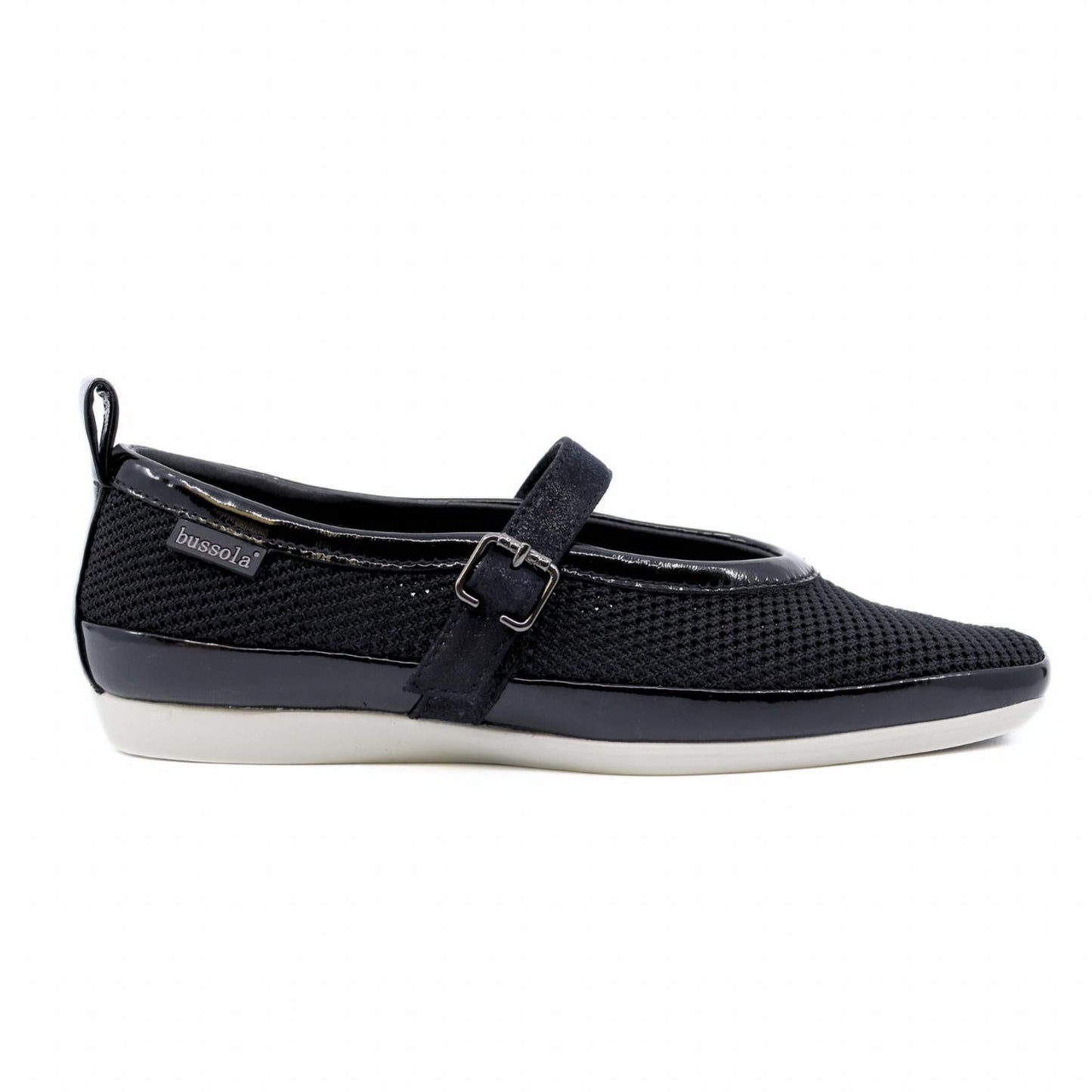 Bussola - Vanya Nero Knit Mesh Mary Jane