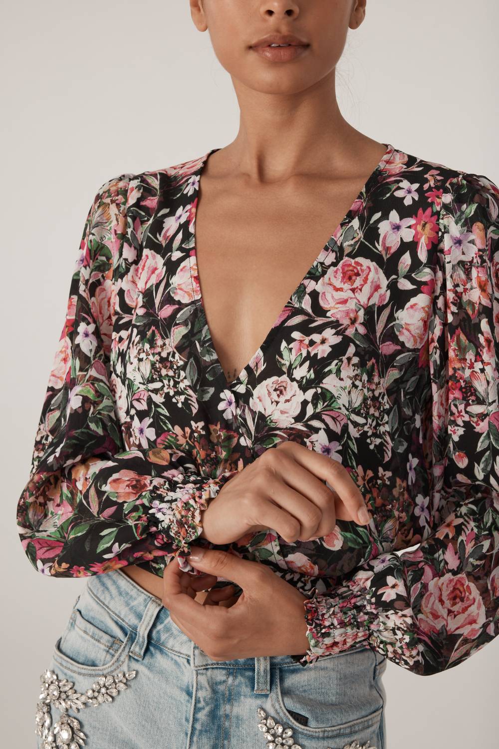 Generation Love - Avanna Floral Wrap Blouse