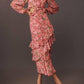 2.7 August Apparel - Floral Ruffled Maxi Dress