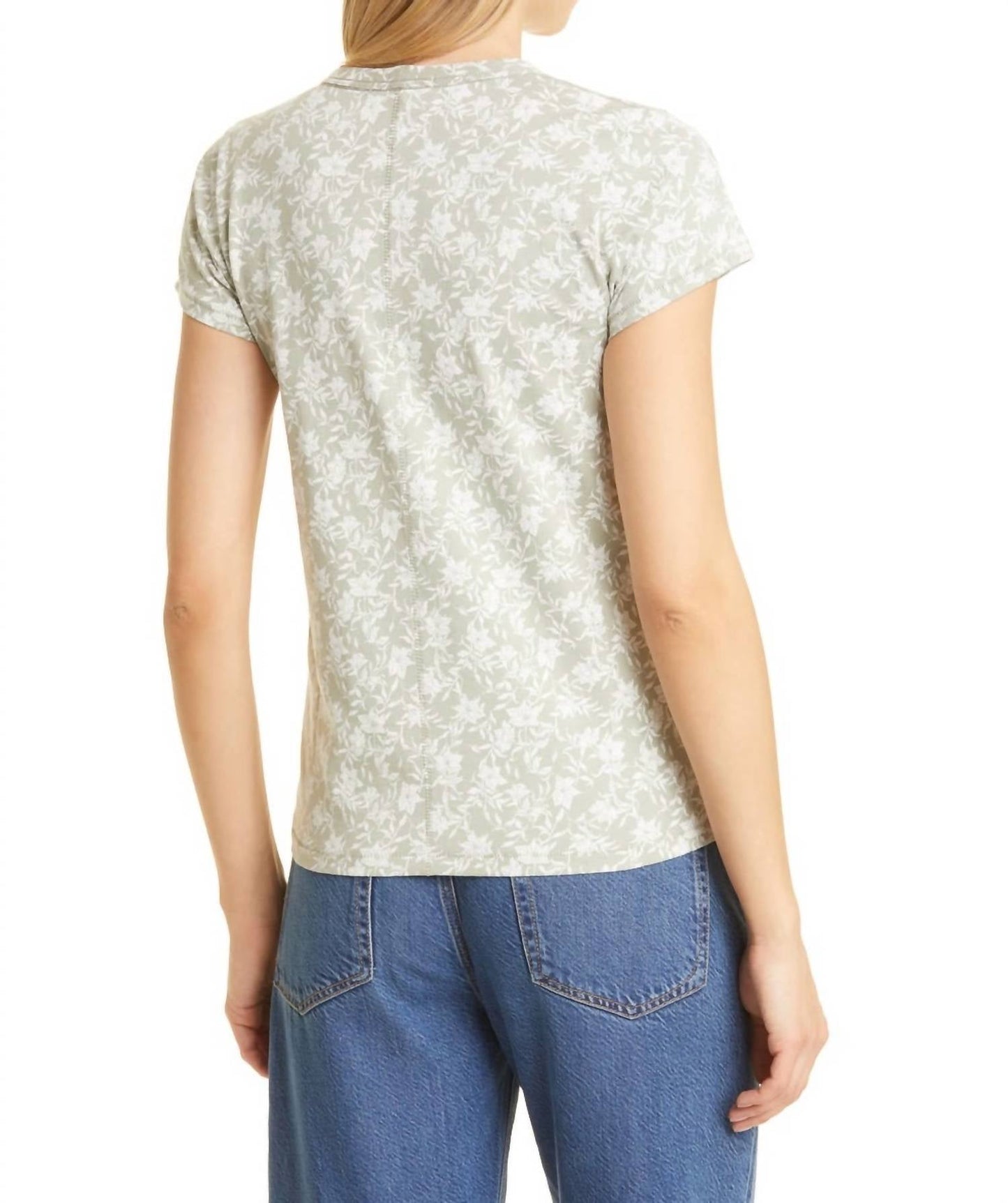 Rag & Bone - ALL OVER KNIT JULIE FLORAL TEE