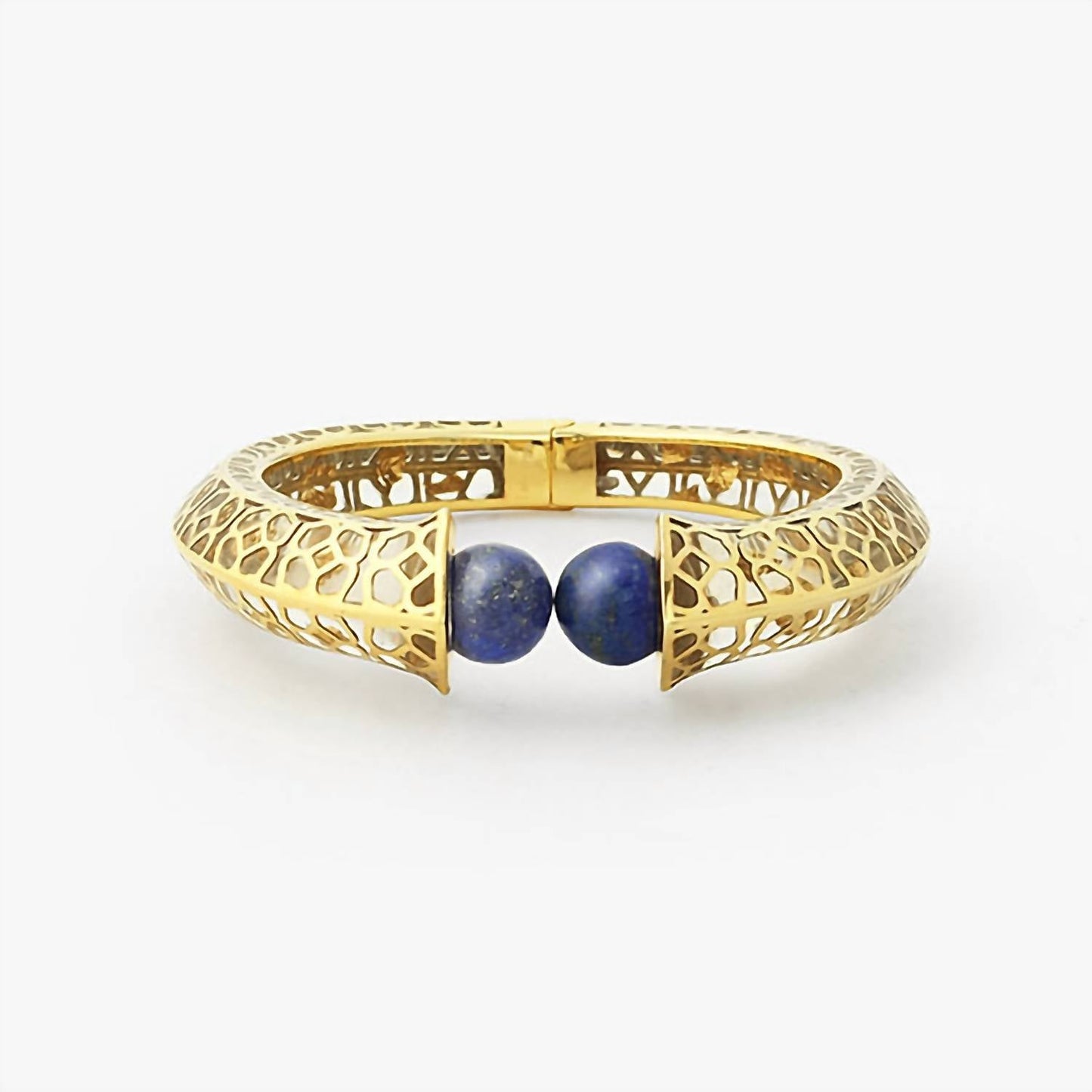 Avenue Chic - Women's Temple Muse Oval Hinge Bangle