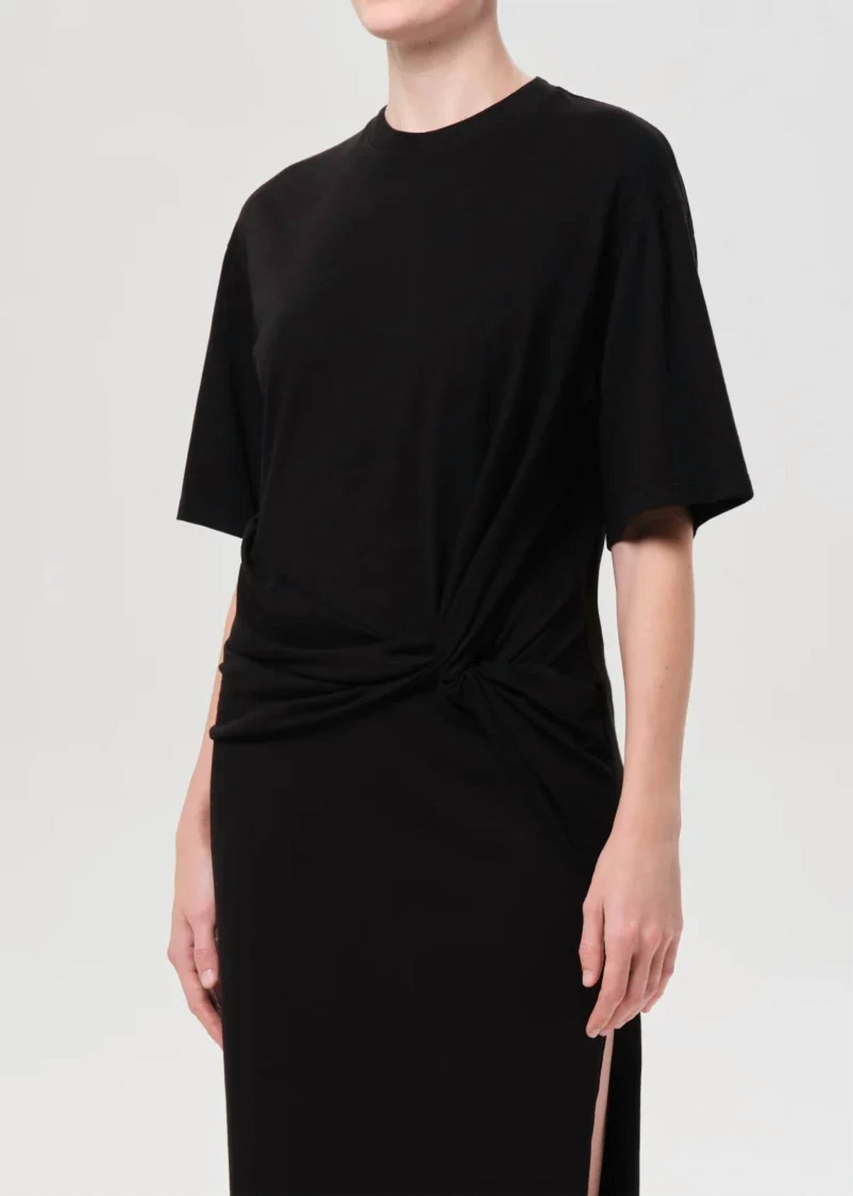 Agolde - Zanna Twisted T-shirt Midi Dress