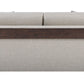 Niamey Loveseat With 2 Toss Pillows - Walnut