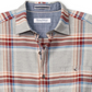 Tommy Bahama Men's Canyon Beach Montara Plaid Button Up Shirt Black Size Small