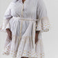 पेप्स कैन्स - शॉर्ट नेट प्रिंट मिनी ड्रेस - प्लस