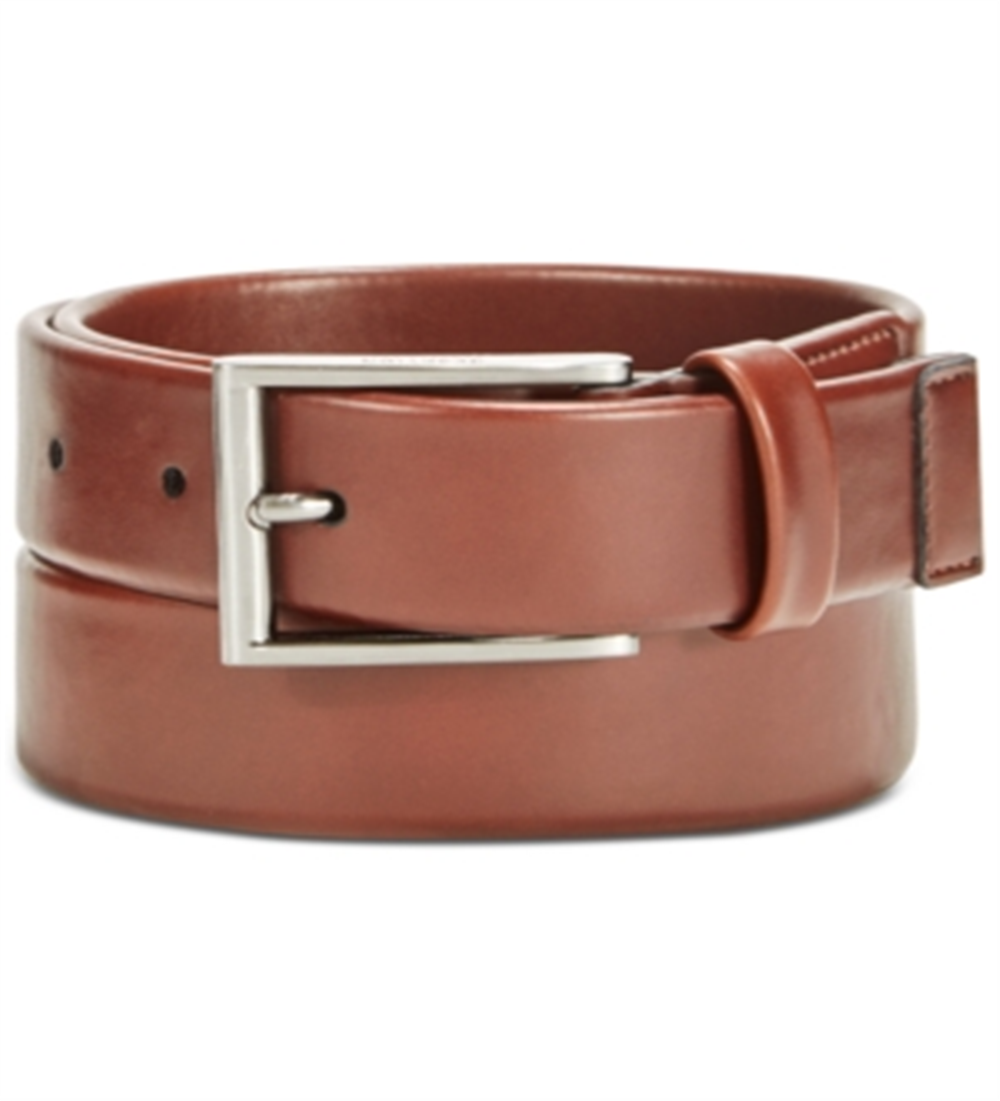 Kenneth Cole Reaction Men's Tubular Stretch Casual Belt Brown Size Large