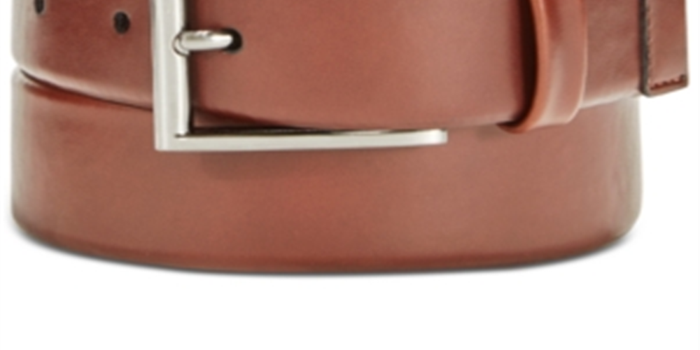 Kenneth Cole Reaction Men's Tubular Stretch Casual Belt Brown Size Large