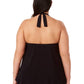 Magicsuit - Plus Size Sophie Halter Cowl Neck Underwire Tankini Top